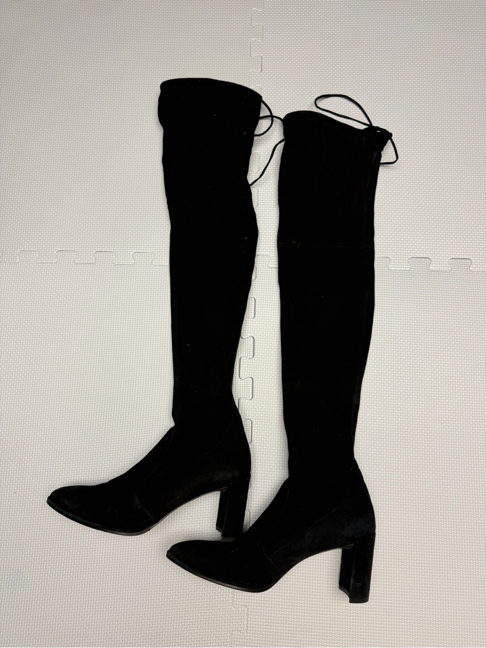 STUART WEITZMAN Landmark Suede Over-The-Knee Boot Size 8